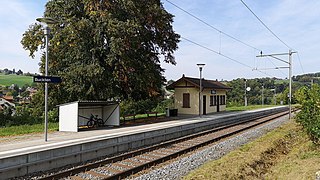 Buckten railway station Railway station in Switzerland
