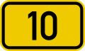 Bundesstraße 10 number.svg