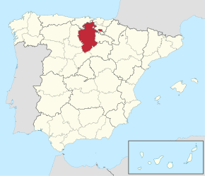 Kart over Burgos