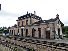 La gare, côté voies.