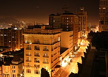 California Street on Nob Hill