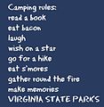 Camping rules from Virginia State Parks (12780258424).jpg