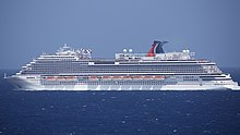 The Carnival Horizon off the coast of Grand Turk Island in 2018 Carnival Horizon of the coast of Grand Turk (cropped).jpg