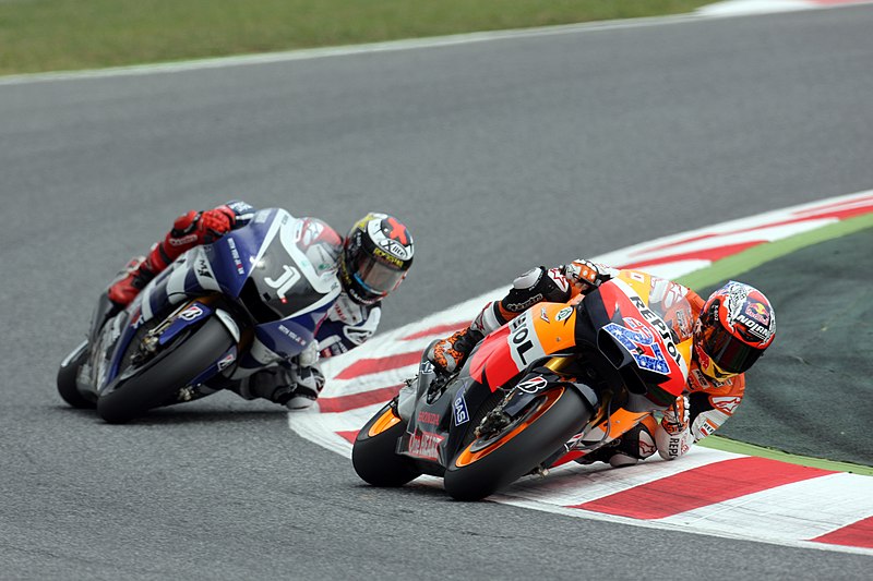 File:Casey Stoner and Jorge Lorenzo 2011 Catalunya.jpg