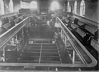 Chapel interior, Blaenau Gwent