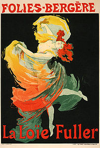 Poster by Jules Cheret for the dancer Loie Fuller (1893)