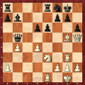 Torre - Lasker, Moskow 1925, position after 24. black move