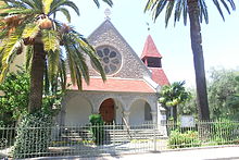 Protestant church in Bordighera, Liguria Chiesa Evangelica Valdese di Bordighera.JPG