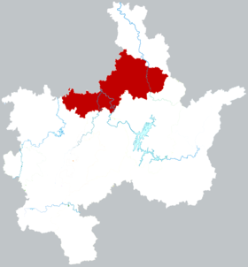 Localização de Yǒngxīng Xiàn