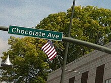 "Chocolate Ave", celebrating Hershey's heritage Chocolate Ave in Hershey.JPG