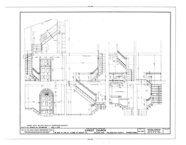 File:Christ Church, 22-26 North Second Street, Philadelphia, Philadelphia County, PA HABS PA,51-PHILA,7- (sheet 18 of 19).tif