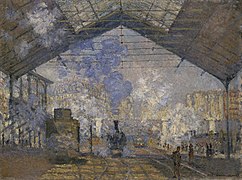 Saint-Lazare Station by Claude Monet, Musée d'Orsay