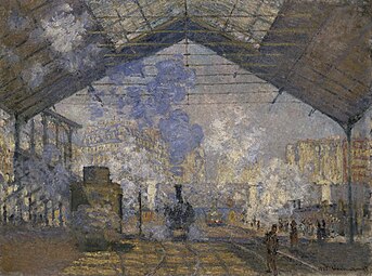 Gare Saint-Lazare, 1877