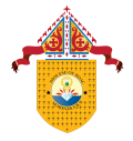 Thumbnail for File:Coat of arms of the Roman Catholic Diocese of Boac.svg