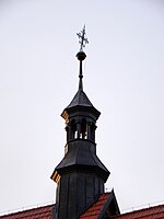 Polski: Czulice - kościół pw. Świętego Mikołaja - detal English: Saint Nicholas church in Czulice - close up