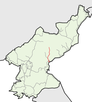 <span class="mw-page-title-main">Sinhung Line</span>Railway line in North Korea