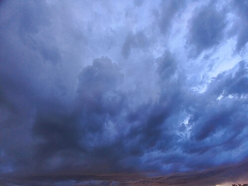 Dark clouds in Novi Park