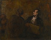 Daumier - KAKSI OMINAISUUTTA MAALARIN TYÖPAJASSA, erä 497.jpg