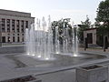 Public Square Park fountain South face