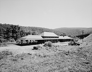 Делауеър, Lackawanna и Western Railroad Water Gap Station.jpg