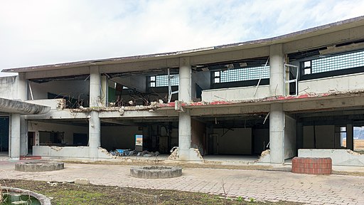 Devastated classrooms at Ishinomaki Municipal Okawa Elementary School