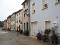 Een straat in de stad