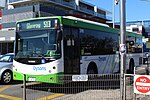 Dysons bus 390 running route 513 to Glenroy along Bell Street, Preston (cropped).jpg