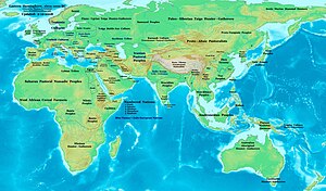 Hemisferio oriental a finais do século X adC