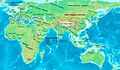 East Hemisphere in 500 BC (height of the Persian Empire).