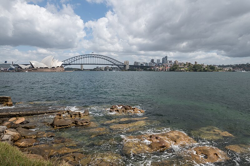 File:East view of Sydney Harbour from Mrs. Macquarie's Chair 20230206 1.jpg