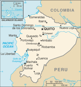 Ecuador - Harta