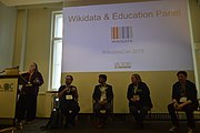 Education panel at WikidataCon 2019