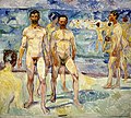 Bathing Men, 1907–1908, oil on canvas, 206 x 227.5 cm, Ateneum, Helsinki