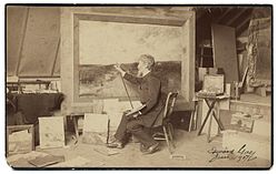 Edward Gay Artist at easel.jpg