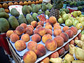 Obst auf dem Obst- und Gemüsemarkt, Kairo, Taufiqiya St.