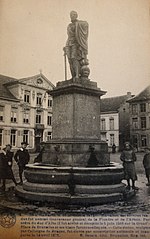 Miniatuur voor Bestand:Egmontstandbeeld, Markt, Zottegem (historische prentbriefkaart) 17.jpg