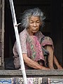 Elderly Woman in Doorway - Cham Muslim Village - Tonle Bet Commune - Kampong Cham - Cambodia (48345363651).jpg