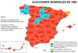Elecciones generales españolas de 1982 - distribución del voto.svg