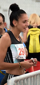 Η πρωταθλήτρια στα 60 μέτρα εμπόδια, Ελισάβετ Πεσιρίδου.