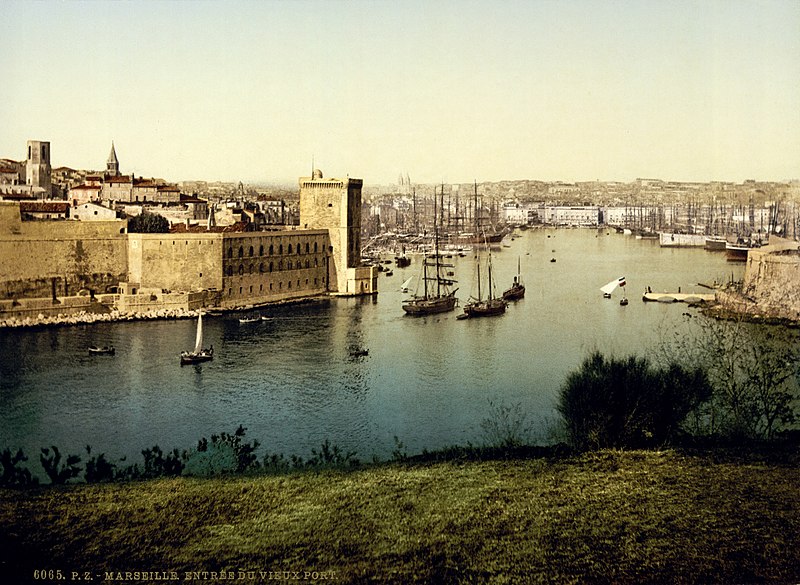 File:Entrance to the Vieux-Port, Marseille, France, ca. 1895.jpg