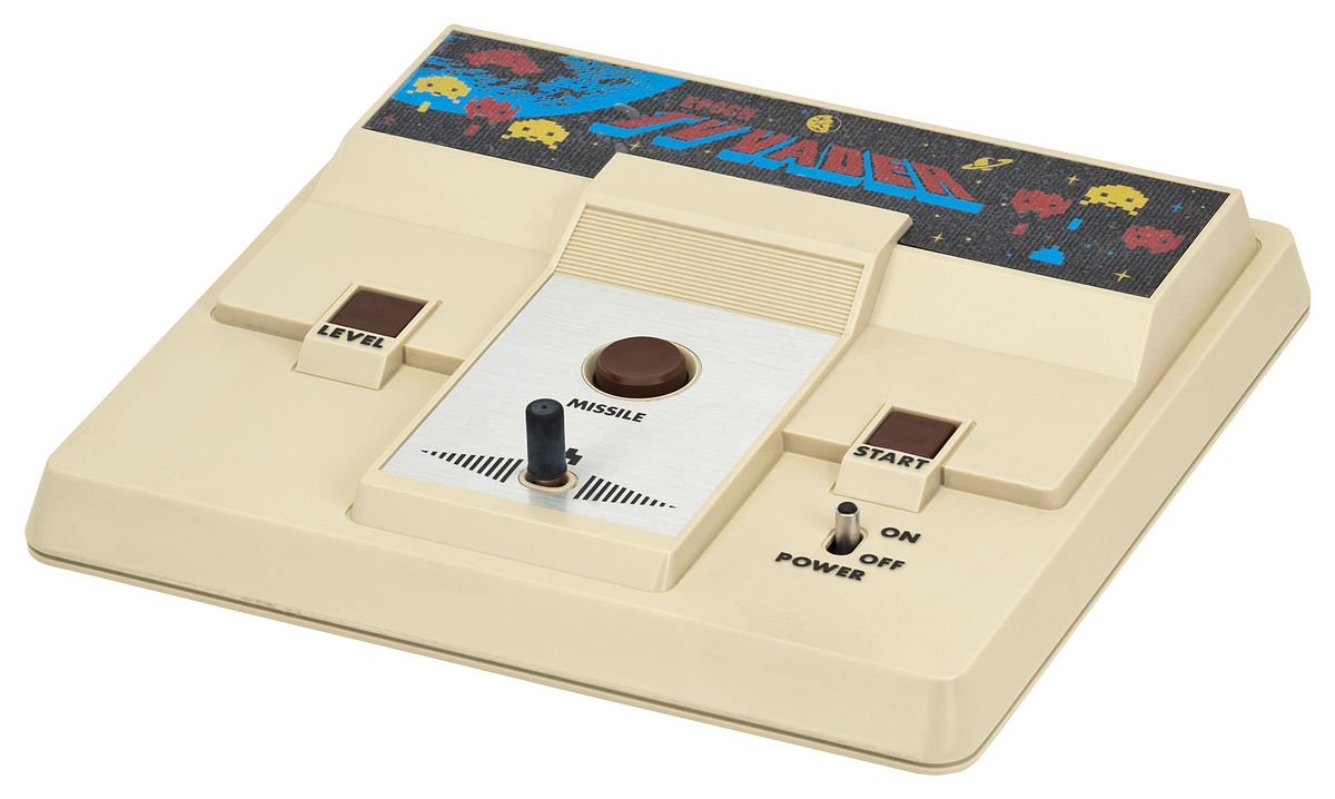 space invaders game console