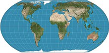 The Equal Earth projection (2018), an increasingly popular equal-area pseudocylindrical projection for world maps Equal Earth projection SW.jpg