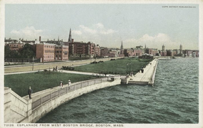 Postcard depicting Esplanade, c. 1910s-1920s