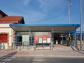 <span class="mw-page-title-main">Plentzia (Bilbao metro)</span> Rapid transit station in Plentzia, Basque Country, Spain