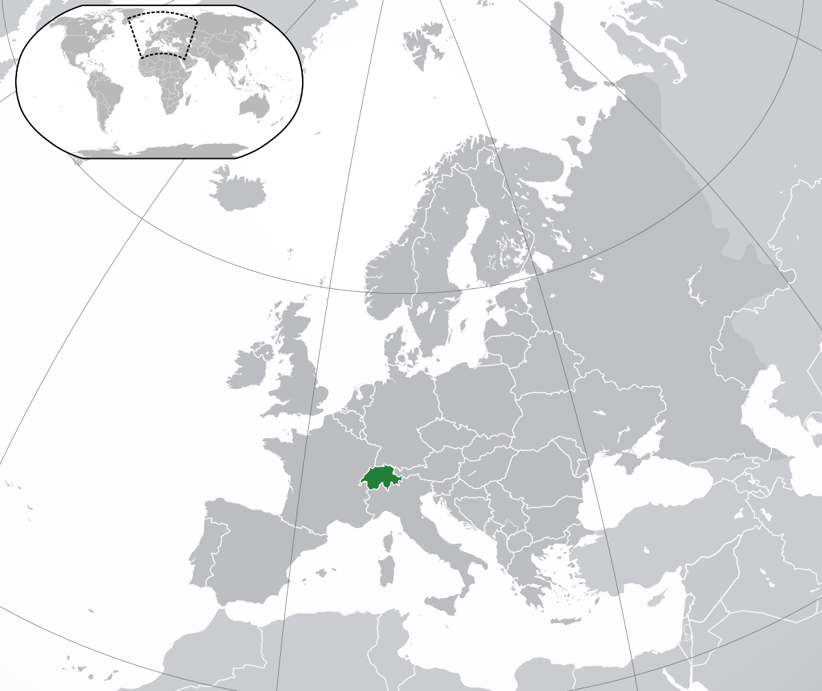 suisse carte europe