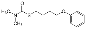 Structural formula of fenothiocarb