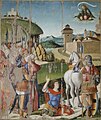 Filippo Mazzola, Conversione di San Paolo, 1504, olio su tavola, 156x130 cm, Galleria Nazionale di Parma
