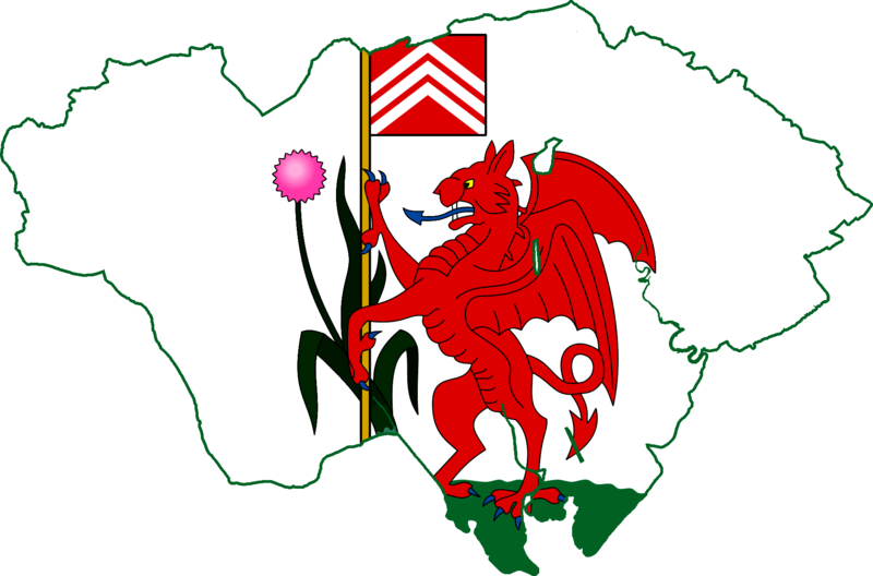 File:Flag map of Cardiff, Wales.png