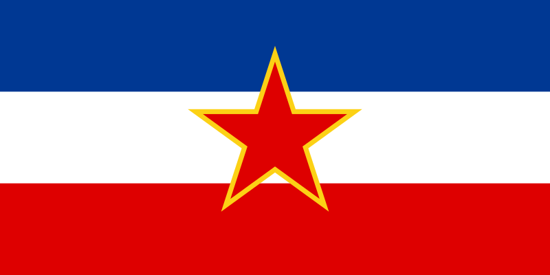 Fájl:Flag of Yugoslavia (1946-1992).svg