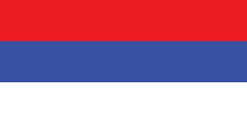 Flagge der Serbischen Republik Bosnien